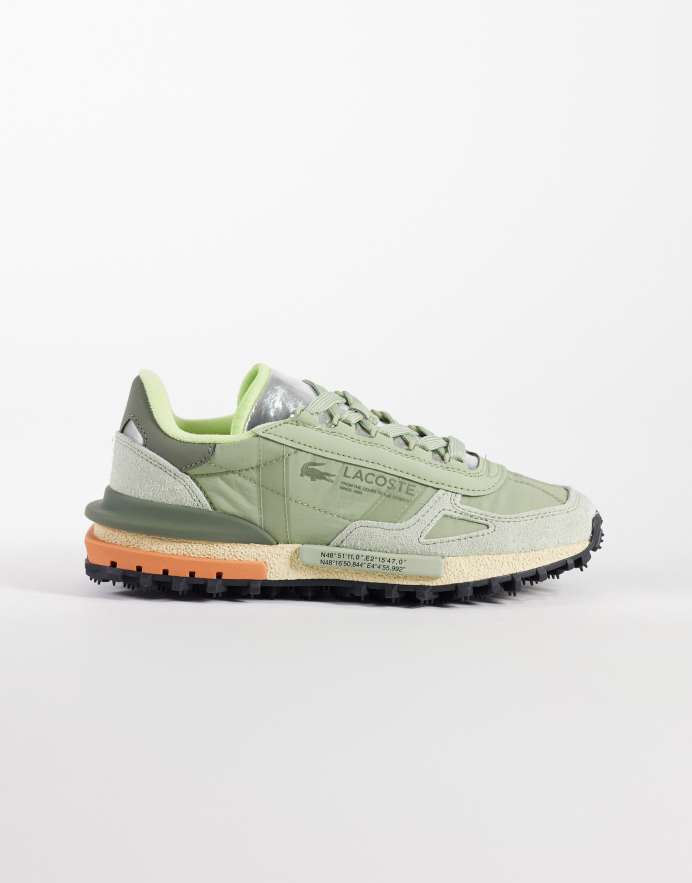 Lacoste Zapatillas de deporte caqui claro con logo Elite Active de
