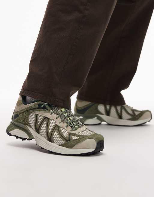 Zapatillas de deporte caquis con bordado XT-Whisper de Salomon, 2 de 5