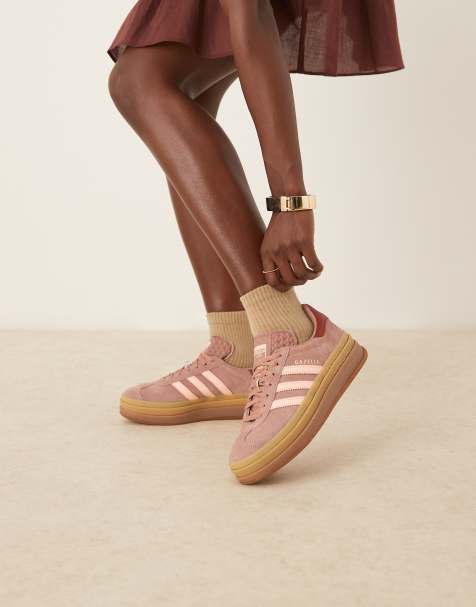 Zapatillas de deporte color arcilla cálido con plataforma Gazelle Bold de adidas Originals - view 1