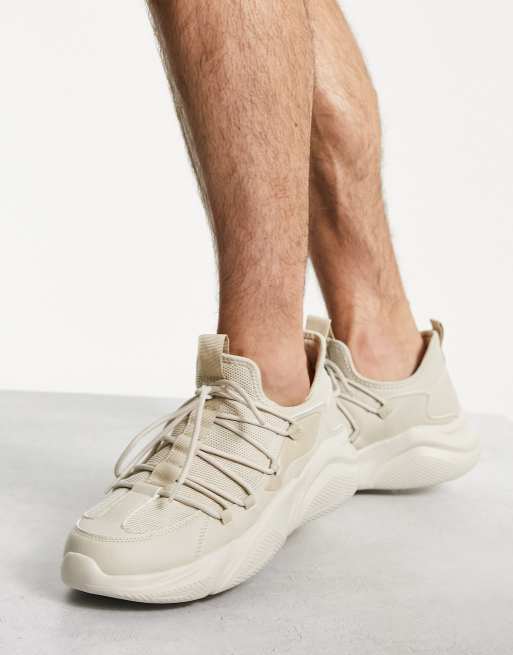 Zapatillas de deporte color arena con suela gruesa de Loyalty & Faith