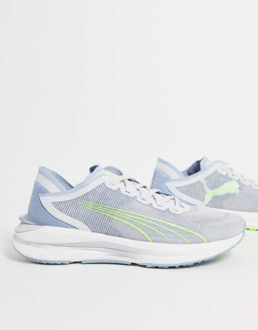Zapatillas de deporte color aura nubosa y azul niebla Electrify Nitro de PUMA Running