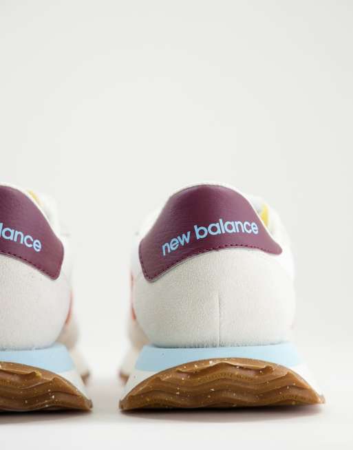 Zapatillas new discount balance burdeos mujer