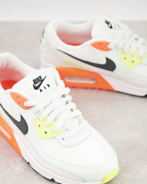 Air max blanco con naranja online