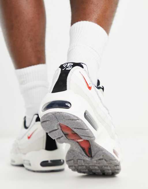 Air max 95 cheap blancas y rojas