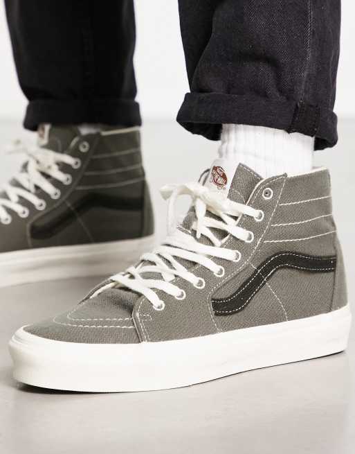 Zapatos vans top tejidos grandes