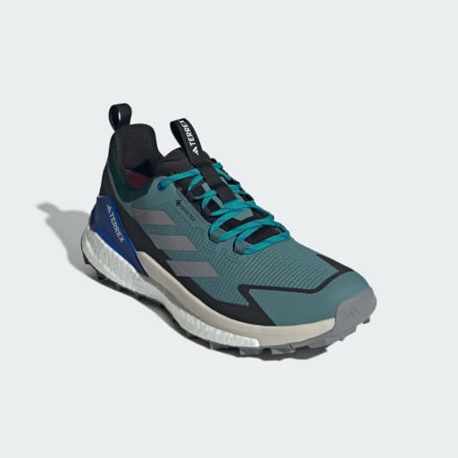Zapatillas de deporte color cerceta envejecido y gris tres para senderismo Terrex Free Hiker 2.0 Low GORE-TEX de adidas Performance