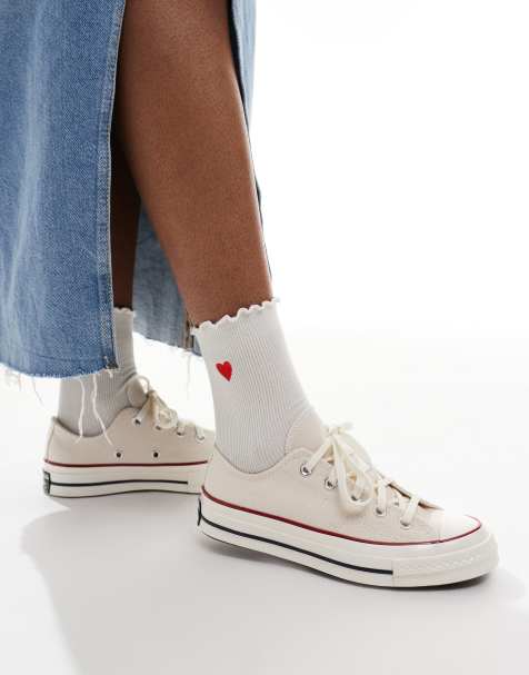 Zapatillas de deporte color crema Chuck 70 Ox de Converse Wide Fit - view 1