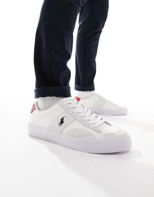 Zapatillas de deporte color crema con logo de caballo Sayer Sport de Polo Ralph Lauren