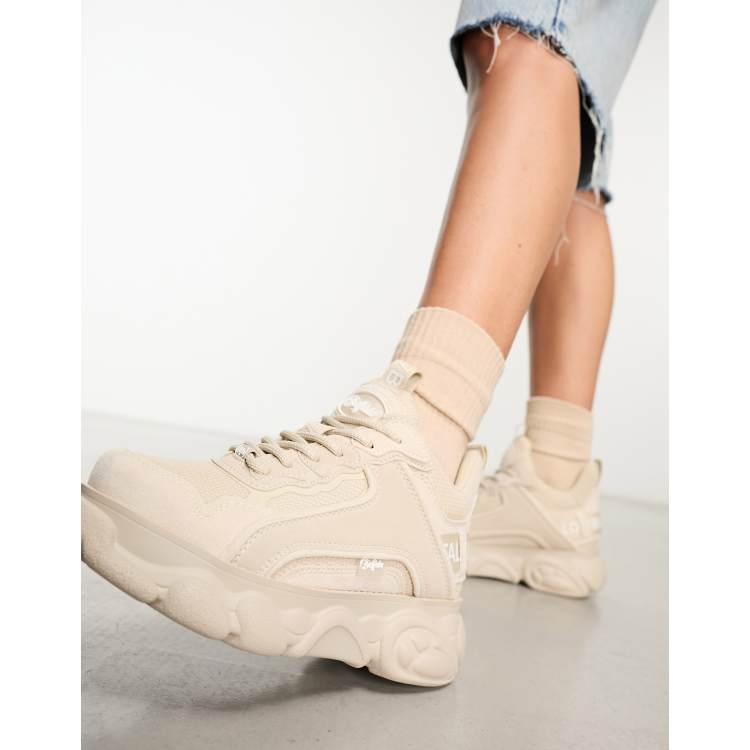 Crema zapatos buffalo top