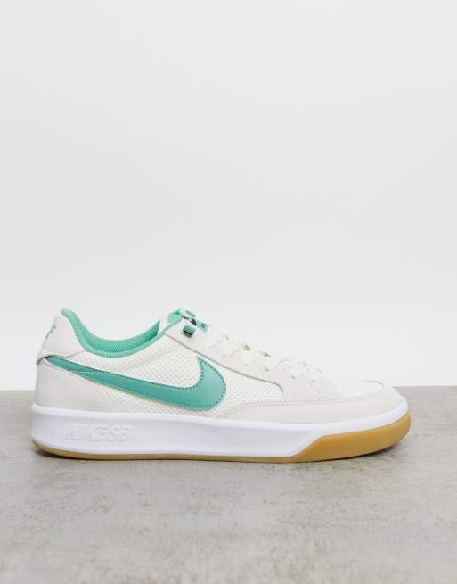 Zapatillas de deporte color crema y azul Adversary de Nike SB ASOS
