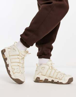 Nike air uptempo femme marron online