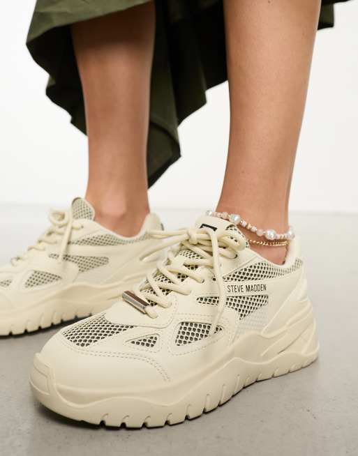 Zapatillas de deporte color hueso Aventura de Steve Madden