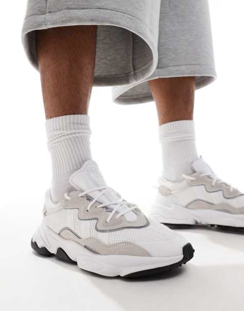 Zapatillas de deporte color hueso y grises Ozweego de adidas Originals - view 1