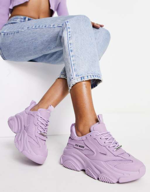 Zapatillas de deporte color lavanda digital Possession de Steve Madden
