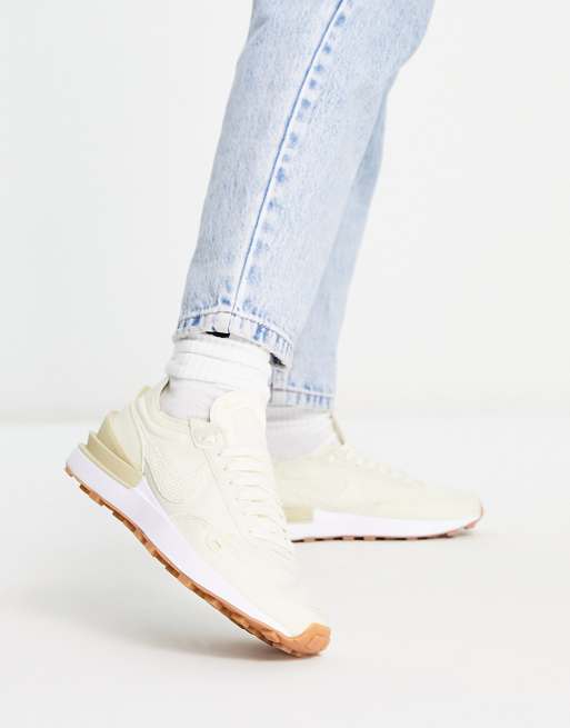 Zapatillas de deporte color leche de coco y limón Waffle One de Nike