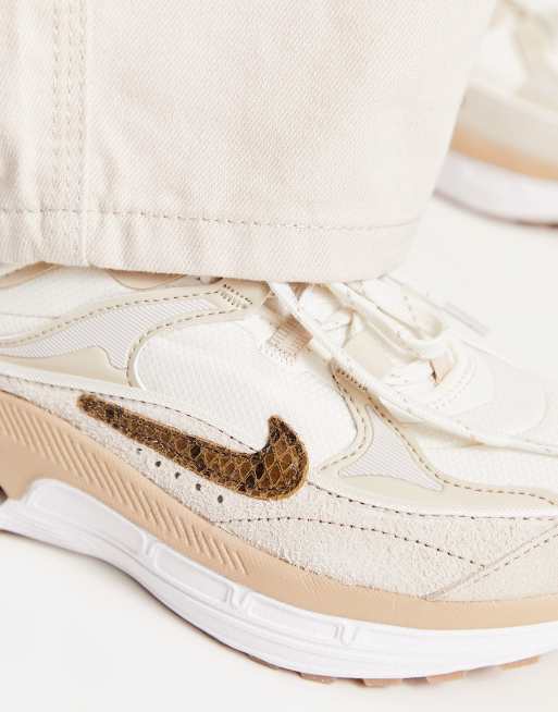 Zapatillas de deporte color marfil y piedra Air Max Bliss de Nike