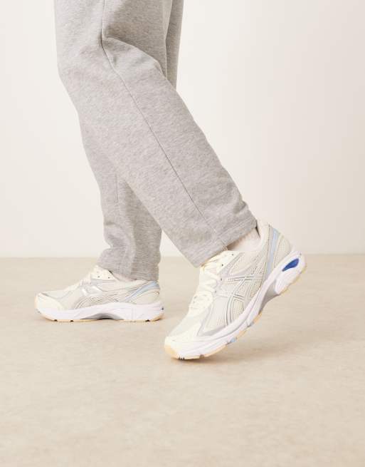 Zapatillas de deporte color marfil y plateadas GT-2160 de Asics