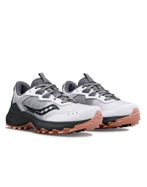 Zapatillas de deporte color niebla y loto para correr Aura TR Trail de saucony nous zapatillas de running saucony nous mixta constitucion ligera talla 36 ClassicfuncenterShops