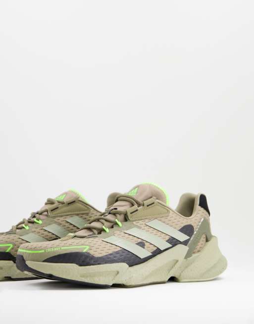 Zapatillas de deporte color oliva X90004 de adidas Running , 1 de 4