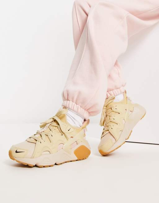 Nike huarache mujer dorados clearance