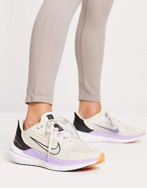 Zapatillas de deporte color piedra Air Winflo 9 de Nike Running