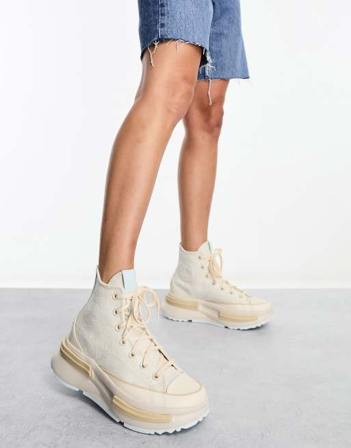 Zapatillas de deporte color piedra brillante Run Star Legacy Hi CX de Converse
