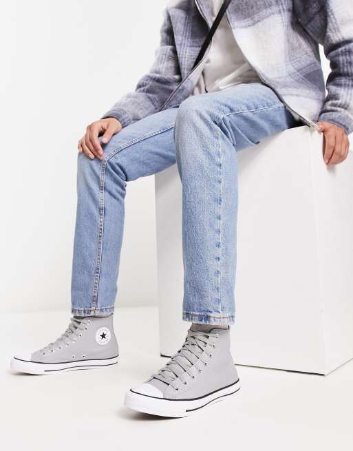 Converse de hot sale cuero azul