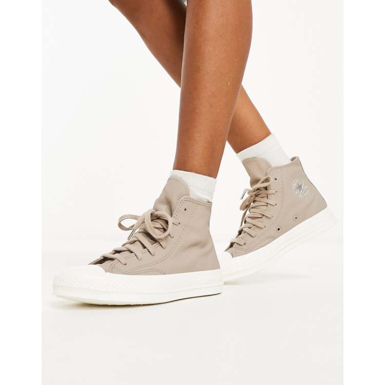Zapatillas de deporte color piedra Chuck Taylor 70 Hi de Converse ASOS