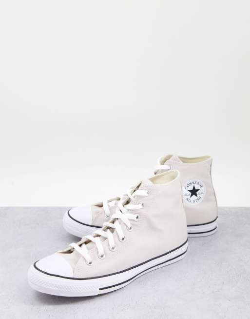 Zapatillas de deporte color piedra Chuck Taylor All Star Hi Classic de Converse