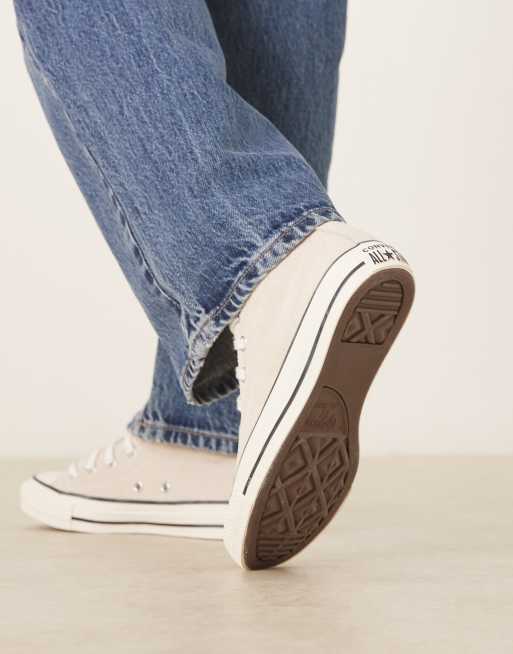 Zapatillas de deporte color piedra Chuck Taylor All Star Hi de Converse, 5 de 5