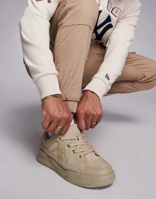 Zapatillas de deporte color piedra de estilo skater de ASOS DESIGN