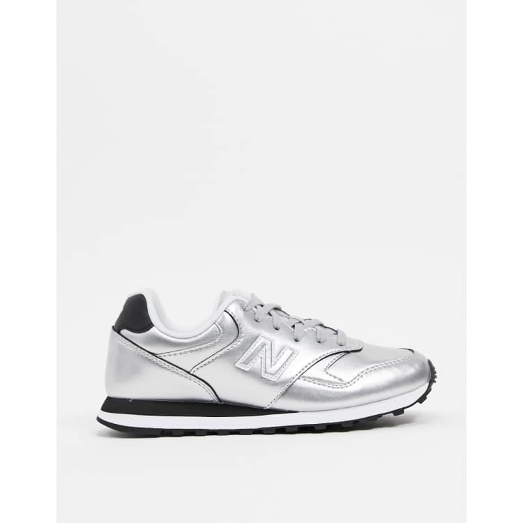 New balance plateados hotsell