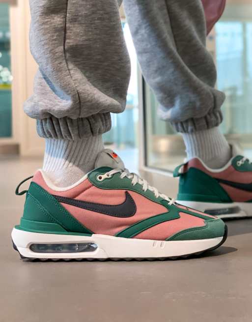 Automático Seguro Jugar con Zapatillas de deporte color teja, rosa y verde jade Air Max Dawn NN de Nike  | ASOS