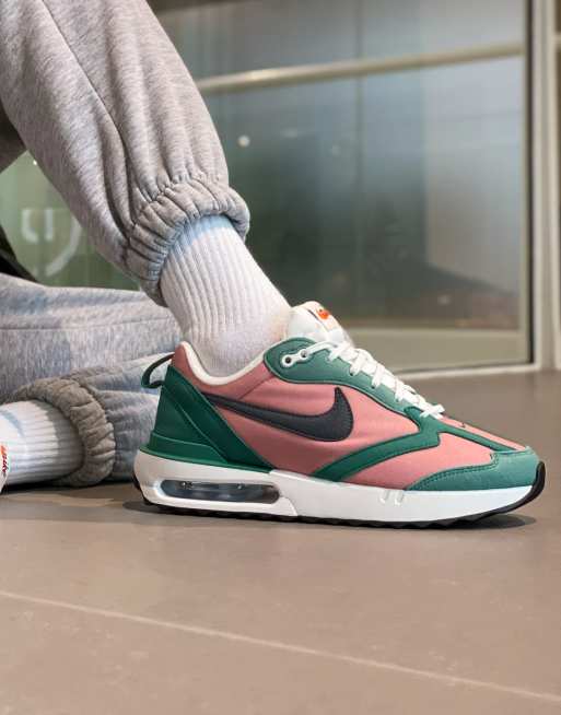 Tenis nike verde e rosa store