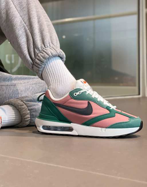 Automático Seguro Jugar con Zapatillas de deporte color teja, rosa y verde jade Air Max Dawn NN de Nike  | ASOS