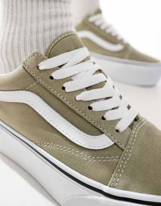 Tenis vans old skool marrón claro best sale