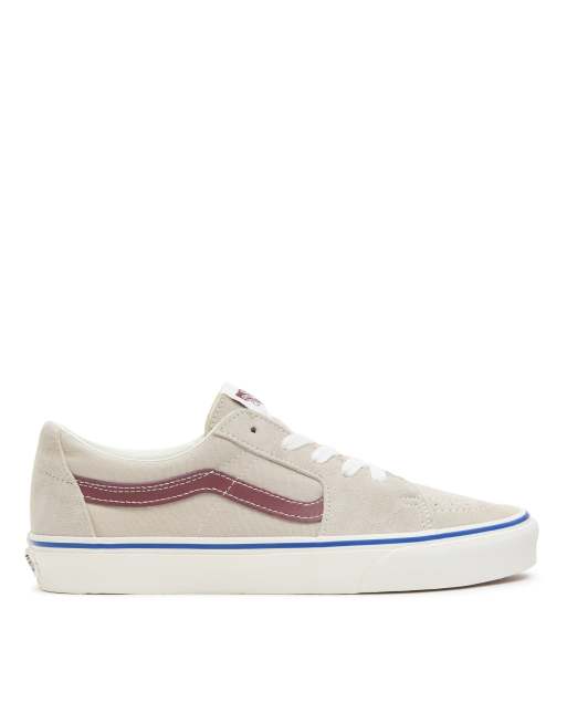 Zapatos vans color vino 80 store