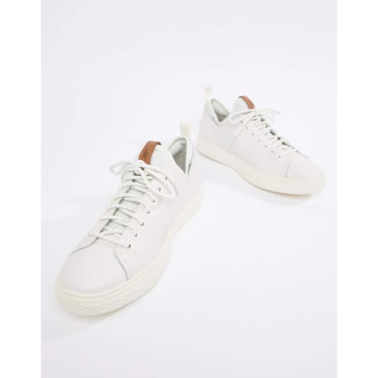 Zapatillas de deporte con calcetin de cuero en blanco Dunovin de Polo Ralph Lauren ASOS