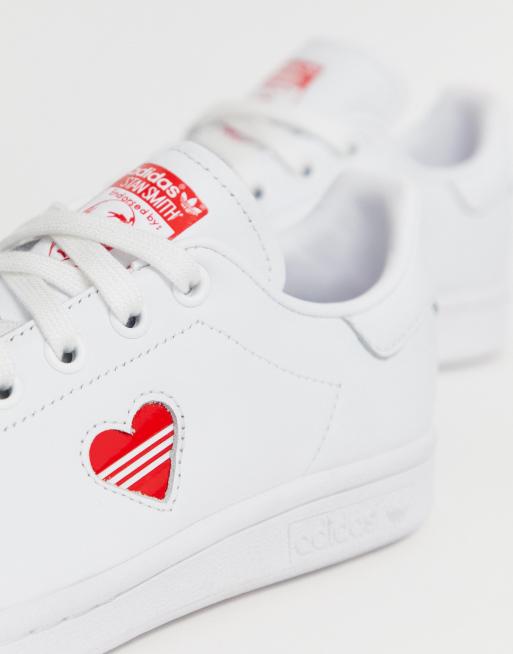 Zapatillas de deporte con corazón rojo de adidas Originals | ASOS