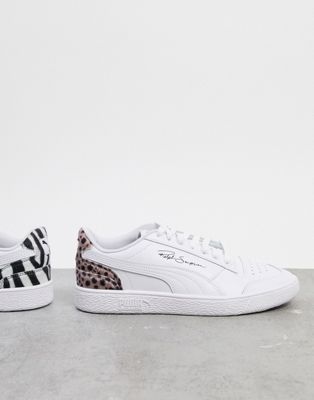 Zapatillas de deporte con detalles mezcla de leopardo/cebra exclusivas de  Ralph Sampson para Puma | ASOS