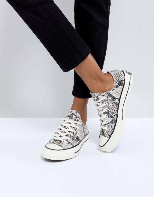 pakistaní Jardines Restricción Zapatillas de deporte con diseño estilo años 70 y estampado de serpiente  Chuck Taylor All Star de Converse | ASOS