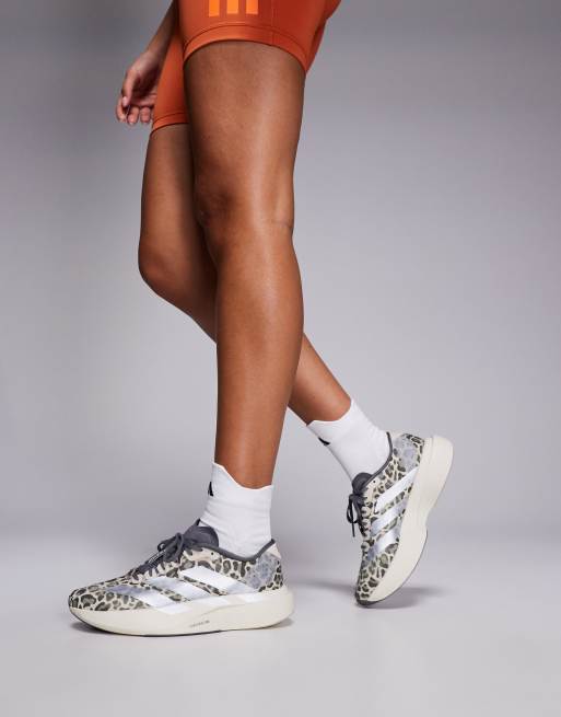 Zapatillas de deporte con estampado de leopardo Adizero EVO SL de adidas Running, 3 de 5