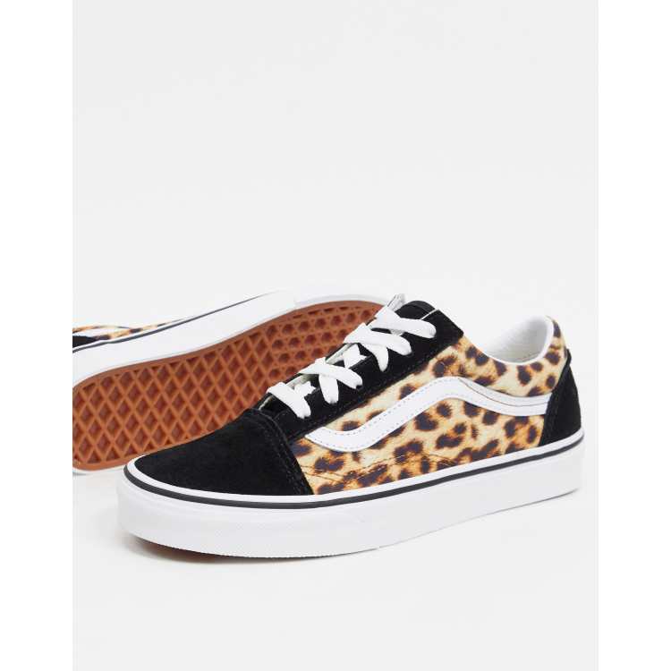 Zapatillas de deporte con estampado de leopardo Old Skool de Vans ASOS