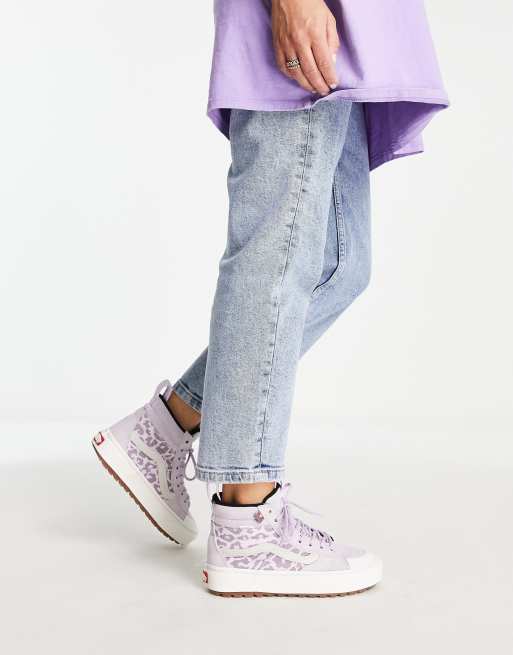 Vans deals leopardo purpura