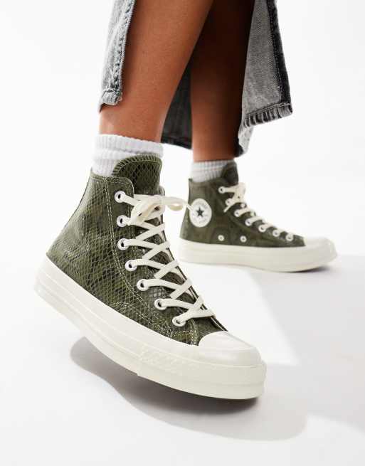 Zapatillas de deporte con estampado de serpiente Chuck 70 de Converse, 3 de 5
