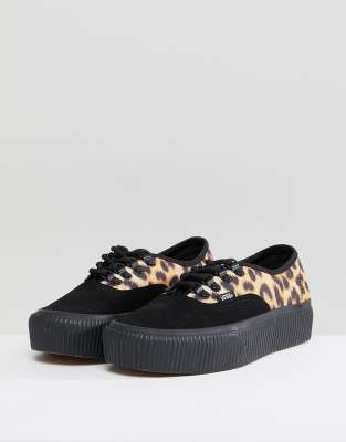 vans leopardo plataforma