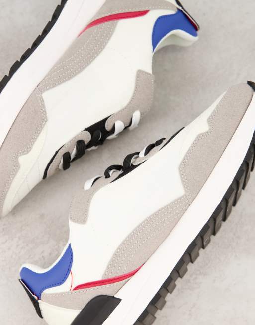 Zapatillas de deporte con suela a contraste de mezcla de materiales de ASOS DESIGN, 3 de 4