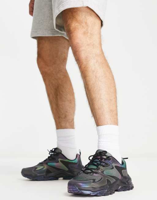 Zapatillas de deporte con suela y acabado iridiscente de ASOS |
