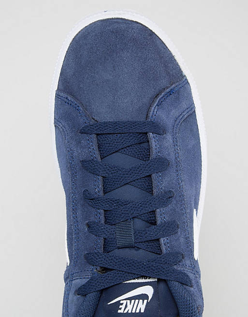 cocinero llamar doce Zapatillas de deporte de ante azul Court Royale 819802-410 de Nike | ASOS