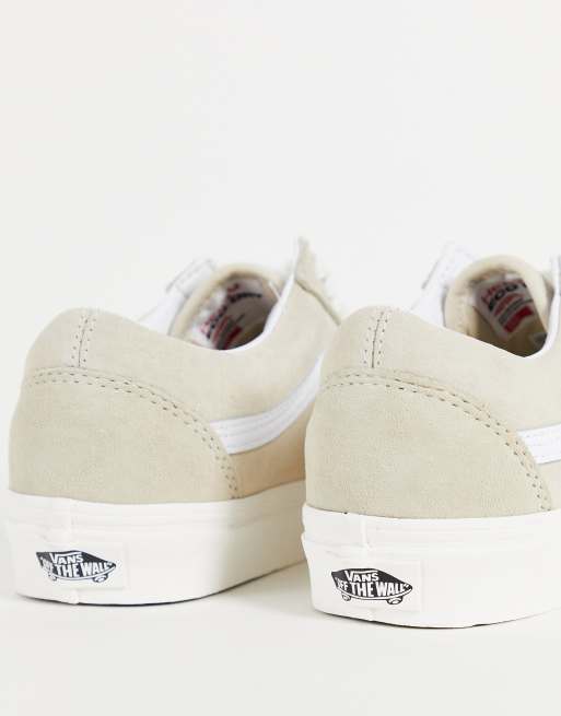 Zapatillas de deporte de ante en color crema Old Skool de Vans, 2 de 4